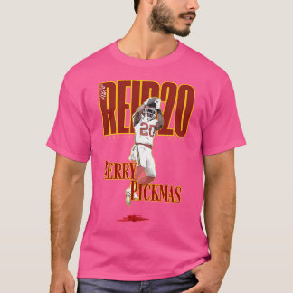 Justin Reid 20 Football Cartoon Merry Pickmas T-Shirt