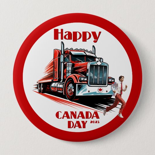 Justin Tru$#%: Bühne verlassen verlassen Button (Vorderseite)