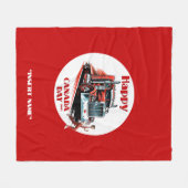 Justin Tru$#%: Bühne verlassen verlassen Fleecedecke (Vorderseite (Horizontal))