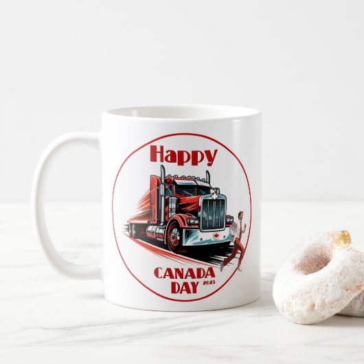 Justin Tru$#%: Bühne verlassen verlassen Kaffeetasse (Mit Donut)