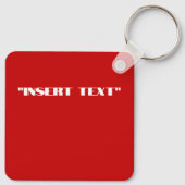 Justin Tru$#%: Bühne verlassen verlassen Schlüsselanhänger (Rückseite)