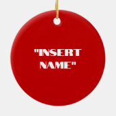 Justin Tru$#!%: Exit Bühne verlassen Ornament (Hinten)