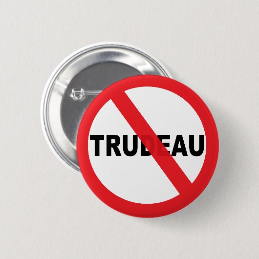 Justin Trudeau Button (Vorne & Hinten)