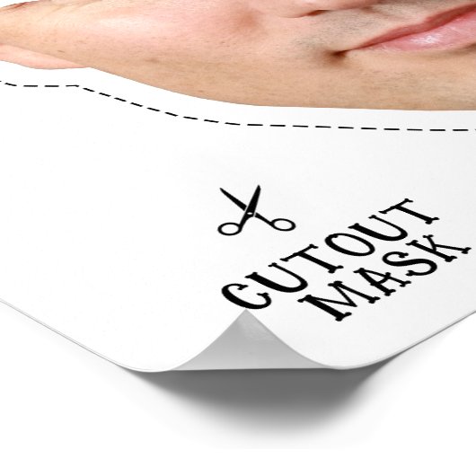 Justin Trudeau Costume Mask Poster (Ecke)