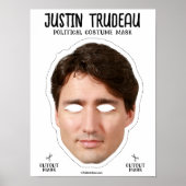 Justin Trudeau Costume Mask Poster (Vorne)