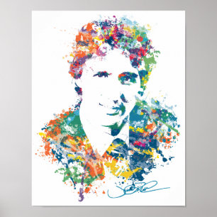 Justin Trudeau Digital Art Poster