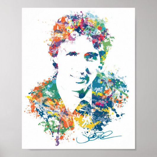 Justin Trudeau Digital Art Poster (Vorne)