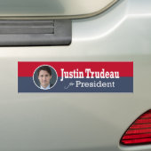Justin Trudeau für Präsidenten Autoaufkleber (Auf Auto)
