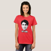 Justin Trudeau - "he Mädchen " T-Shirt (Vorne ganz)