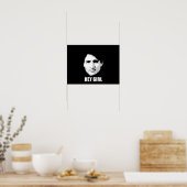 Justin Trudeau - Hey Girl -.png Poster (Küche)