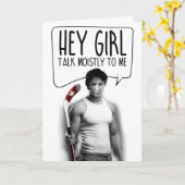 JUSTIN TRUDEAU: Hey Girl Sprich mit mir Karte (Gelbe Blume)