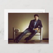 Justin Trudeau in Jeans 2014 Postkarte (Vorne/Hinten)