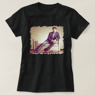 Justin Trudeau in jeans 2014 stilisierte Bild T-Shirt