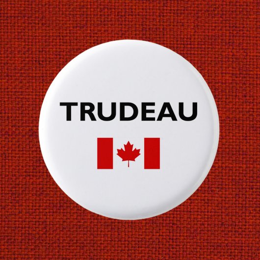 Justin Trudeau Kanada Kanadische Flagge Licht Farb Button