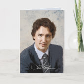 Justin Trudeau Karte (Vorderseite)