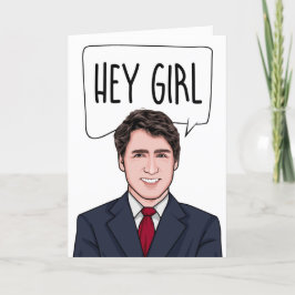 JUSTIN TRUDEAU: KLEINES GIRL KARTE