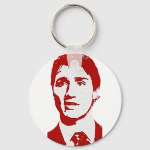 Justin Trudeau Logo Schlüsselanhänger