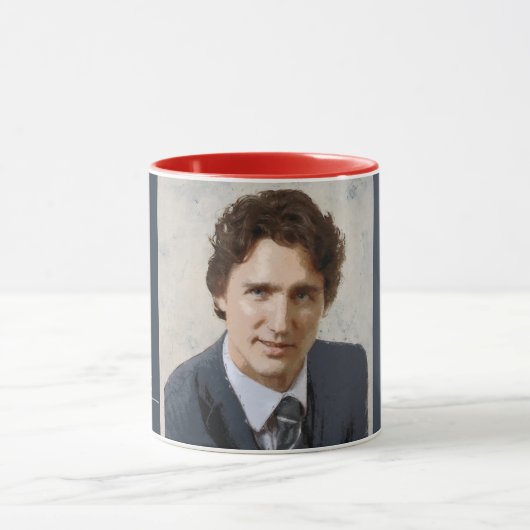 Justin Trudeau Malerei Tasse (Zentrum)