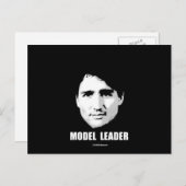 Justin Trudeau - Modellleiter -.png Postkarte (Vorne/Hinten)
