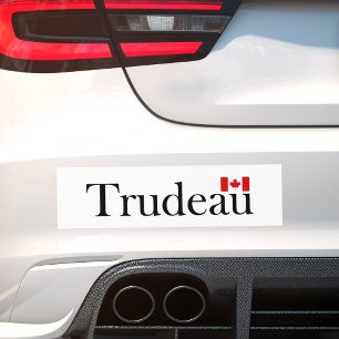 Justin Trudeau Offiziell Canadian Flag Light Color Autoaufkleber