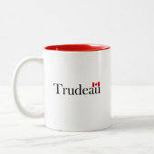 Justin Trudeau Offiziell Canadian Flag Light Color Zweifarbige Tasse (Links)