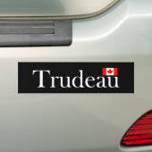 Justin Trudeau Offizielle kanadische Flagge dunkle Autoaufkleber (Auf Auto)