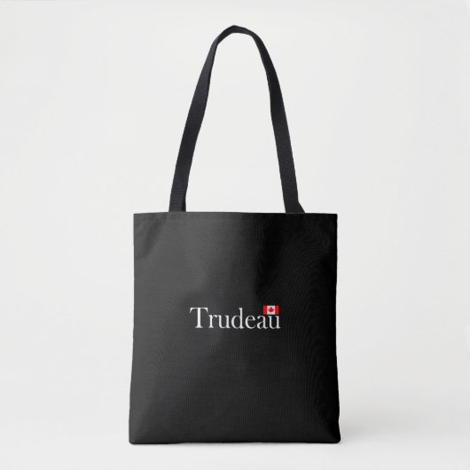 Justin Trudeau Offizielle kanadische Flagge dunkle Tasche (Vorderseite)