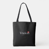 Justin Trudeau Offizielle kanadische Flagge dunkle Tasche (Rückseite)
