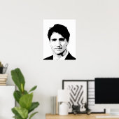 Justin Trudeau Portrait Poster (Heimbüro)