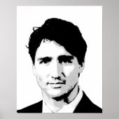 Justin Trudeau Portrait Poster (Vorne)