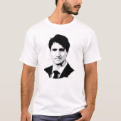 Justin Trudeau Portrait T-Shirt (Vorderseite)