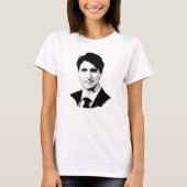 Justin Trudeau Portrait T-Shirt (Vorderseite)