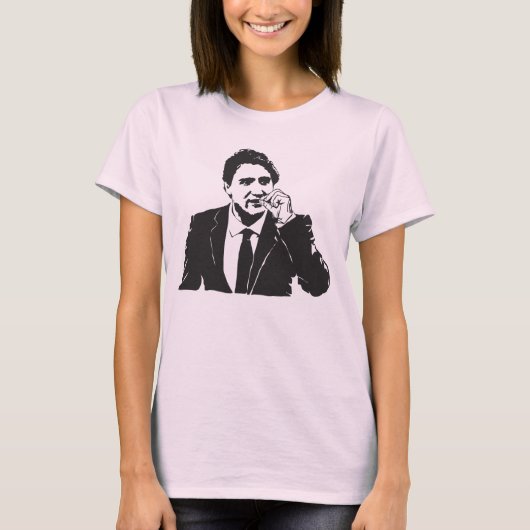 Justin Trudeau. T-Shirt (Vorderseite)