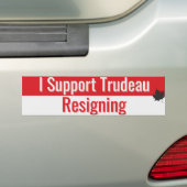 Justin Trudeau zurücktreten Autoaufkleber (Auf Auto)
