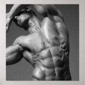 Justin Woltering Black & White Art Poster #1 (Vorne)