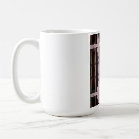 Justine's rosa Boudoir Kaffeetasse (Links)