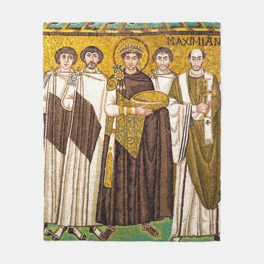 Justinian der Große römischer Kaiser Fleecedecke (Vorderseite)