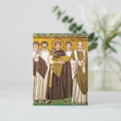 Justinian der Große römischer Kaiser Postkarte (Stehend Vorderseite)