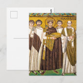 Justinian der Große römischer Kaiser Postkarte (Vorne/Hinten)