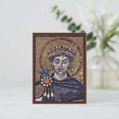 Justinian I., San Vitale (Ravenna) Choir Mosaics A Postkarte (Stehend Vorderseite)