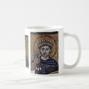 Justinian I., San Vitale (Ravenna) Chormosaike A Kaffeetasse