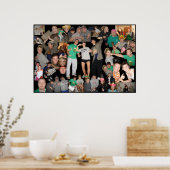 Justin's Collage #2 Poster (Küche)
