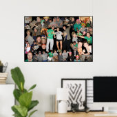Justin's Collage #2 Poster (Heimbüro)