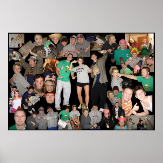 Justin's Collage #2 Poster (Vorne)