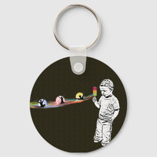 Justin's Popsicle Rainbow Schlüsselanhänger