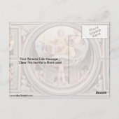 Justitia By Domenico Beccafumi Postkarte (Rückseite)