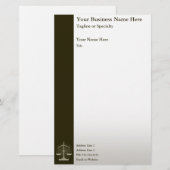 Justiz Briefpapier (Vorne/Hinten)