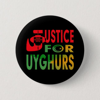 JUSTIZ FÜR UYGHURS BUTTON
