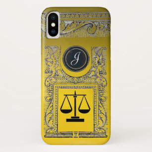 JUSTIZ JURISTISCHES BÜRO, ATTORNEY Monogram Gold Y Case-Mate iPhone Hülle