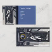 JUSTIZ, JUSTIZ, ATTORNEY Topaz Monogram Visitenkarte (Vorne/Hinten)